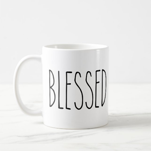 Café Caneca abençoada inspirada DUNN de RAE (Esquerda)