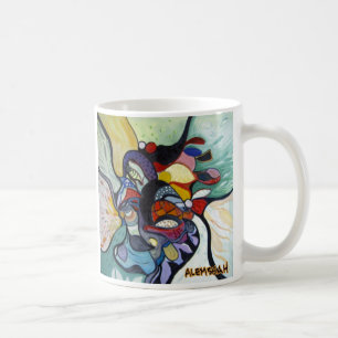 Café Caneca abstrata de Alemshah - subaquática