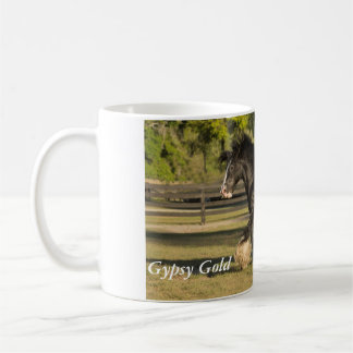 Café Caneca aciganada Dourado aciganada do cavalo de