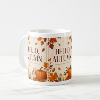 Café Caneca Aconchegante de Outono | Olá Outono Abóbora