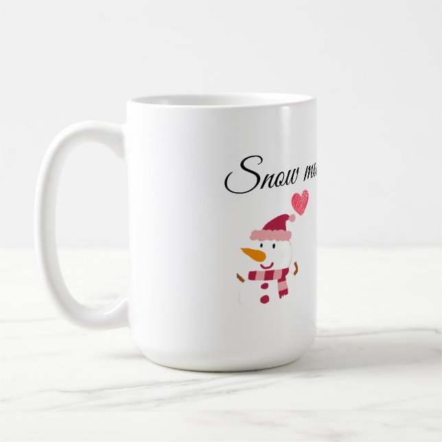 Café Caneca Aconchegante do Boneco de Neve (Esquerda)