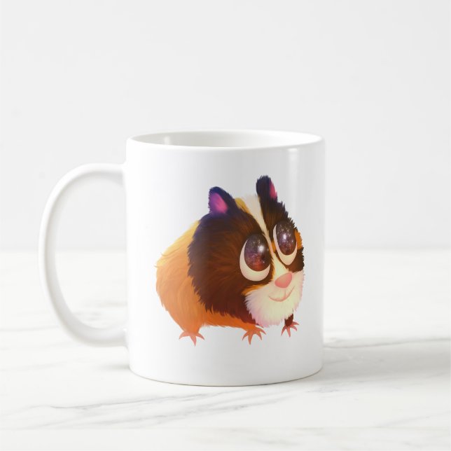 Café Caneca adorável de porquinho-da-índia (Esquerda)