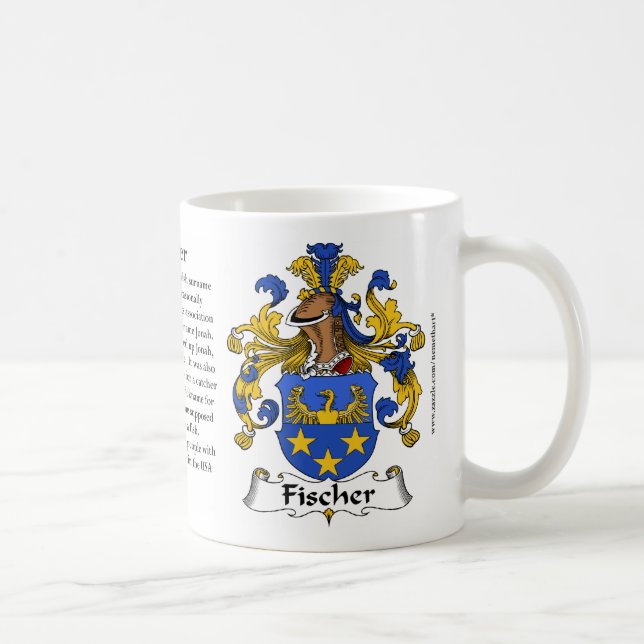 Café Caneca (alemão) da brasão da família de Fischer (Direita)