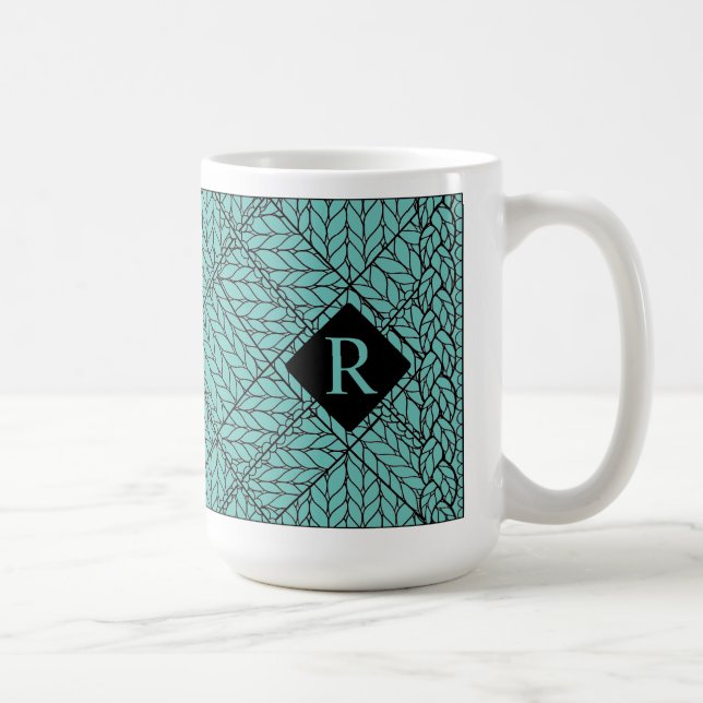 CAFÉ CANECA ALTA DE ARGILADA BRANCA COM ARGYLE TEAL KNI (Direita)