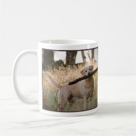 Café Caneca amarela de labrador retriever