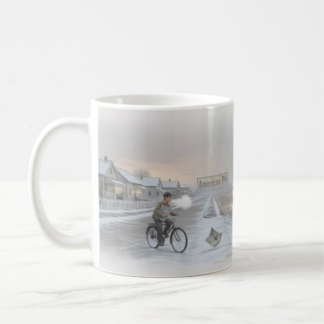 Café Caneca American Pie Estrada de Inverno Nostálgica  (Esquerda)