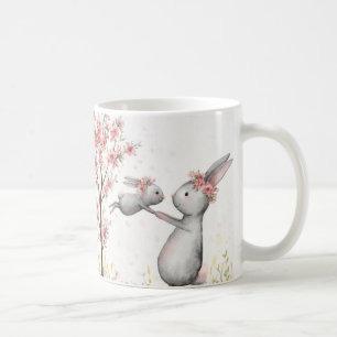 Café Caneca Amor de Mãe Coelha Estilo Caprichoso dos