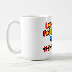 Café Caneca Amor É Uma Palavra De Quatro Pernas
