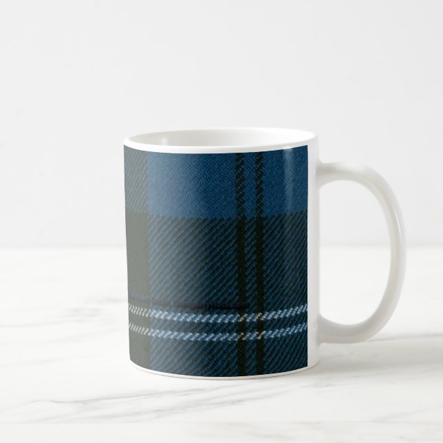 Café Caneca antiga azul do Tartan de Ramsay (Direita)