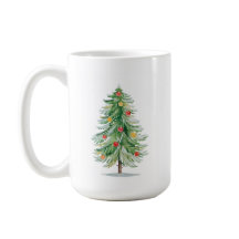 Caneca Árvore de Natal Tradicional