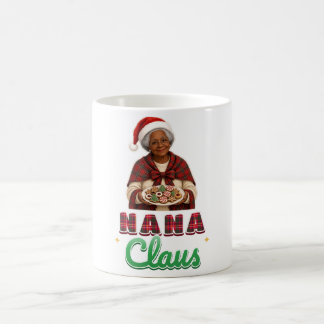 Café Caneca Avó de Natal Nana Claus Tartan