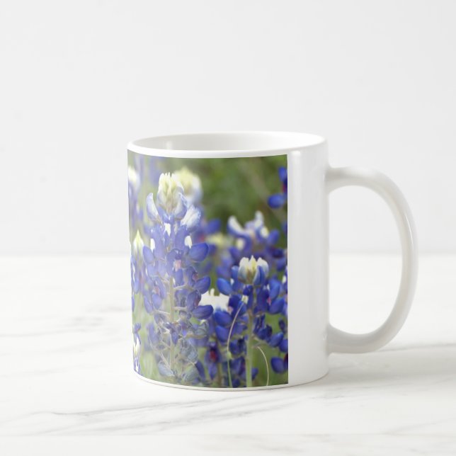 Café Caneca azul das capotas de Texas (Direita)