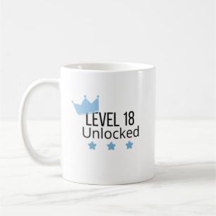 Café Caneca Azul de Aniversário Desbloqueado Nível 18