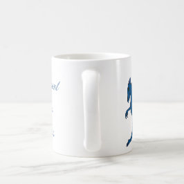 Café Caneca azul do dragão por criações do dragão de
