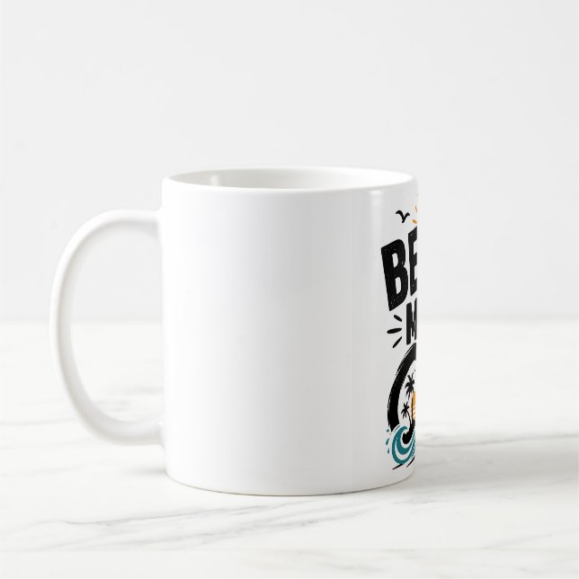 Café Caneca Beach Mode On | Caneca Divertida de Férias  (Esquerda)