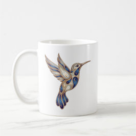 Café Caneca Beija-flor Celestial Linha de Luxo Arte