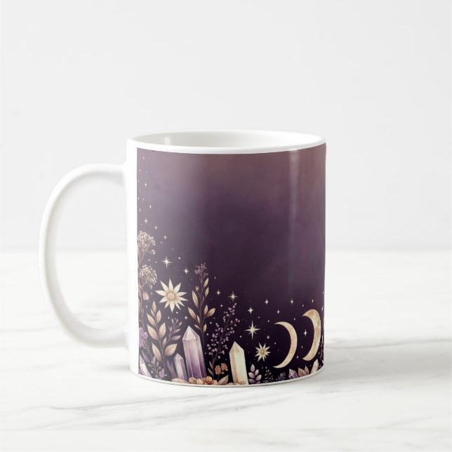 Café Caneca Botânica de Cristal de Fases da Lua Celesti (Esquerda)