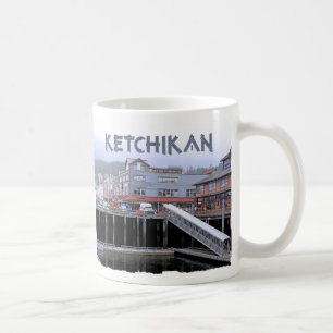 Café Caneca branca clássica de Ketchikan 3