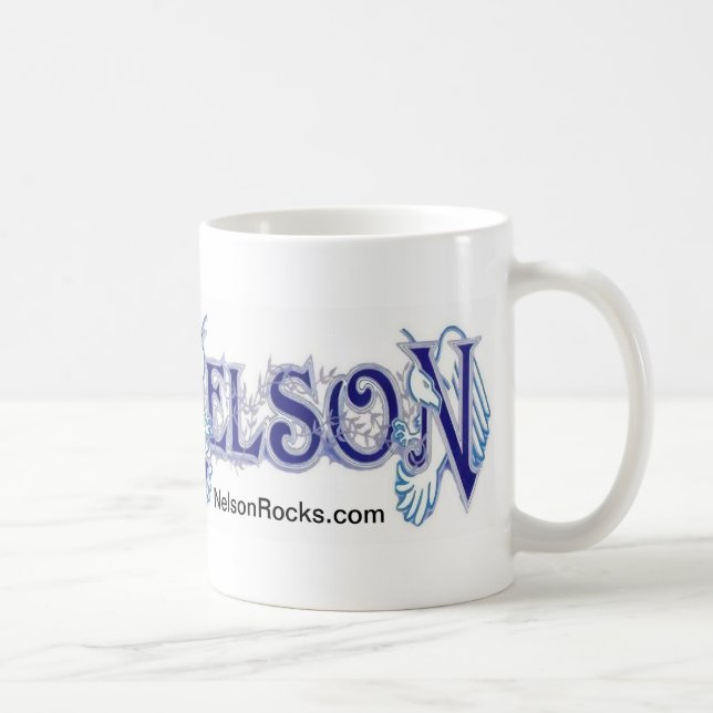 Café Caneca branca clássica de NELSON (Direita)