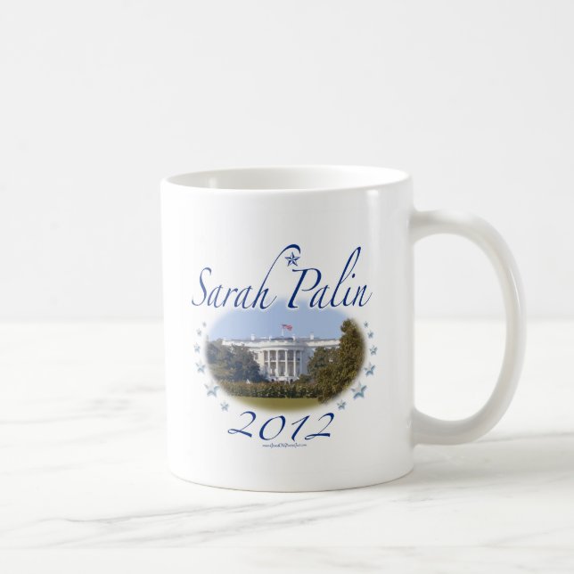 Café Caneca branca da casa 2012 de Sarah Palin (Direita)