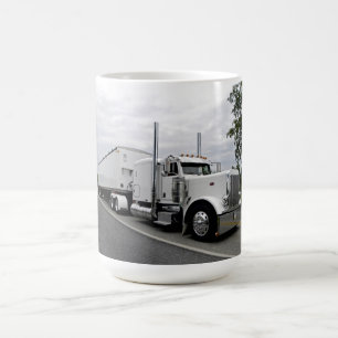 Café Caneca branca de Peterbilt 379