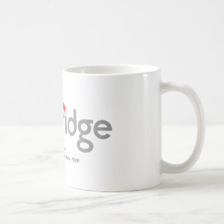 Café caneca branca do logotipo de Austrália do mObridge