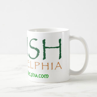 Café Caneca branca lisa de Philadelphfia do irlandês