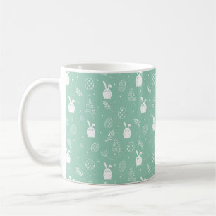 Café Caneca Bunny Hop – Padrão de Ovo de Páscoa