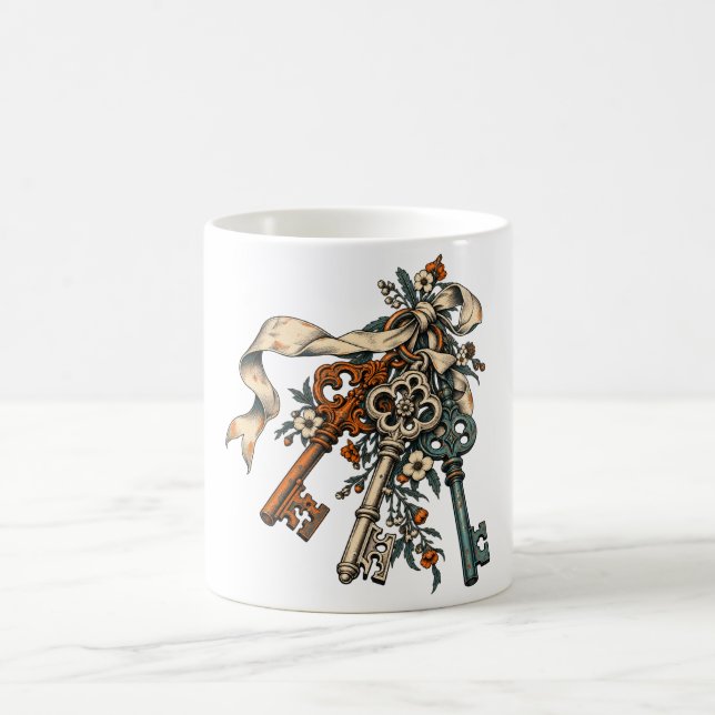 Café Caneca Buquê de Chave Rústica (Centro)