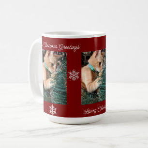 Café Caneca Burgundy Personalizar Foto de Gato