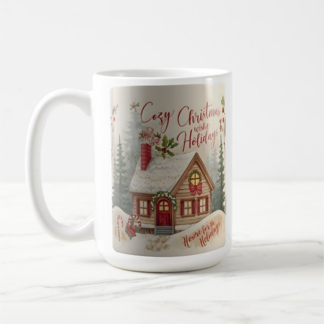 Café Caneca Cabana de Natal Aconchegante – Festa de Nat (Esquerda)