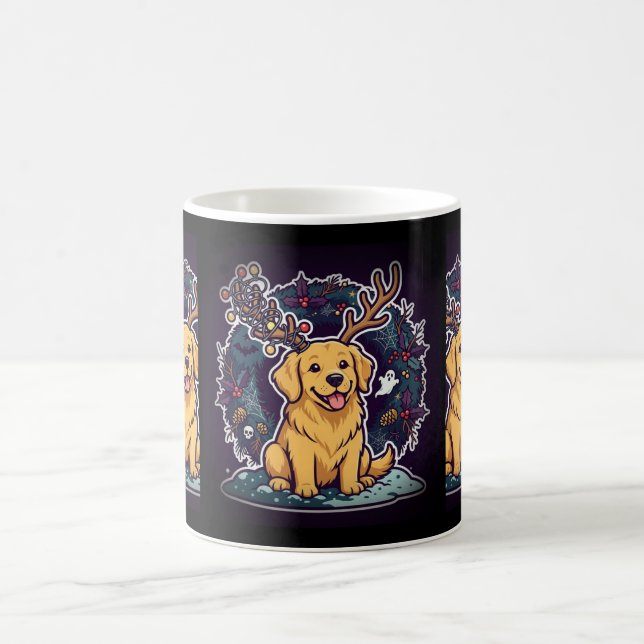 Café Caneca Cachorro com Galhadas de Rena (Centro)