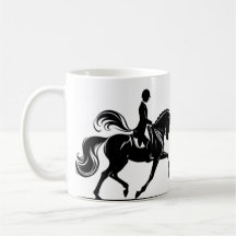 Caneca Cavaleiro de Dressage Cavalo