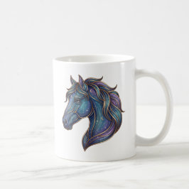 Café Caneca Cavalo Celestial Linha de Luxo Arte
