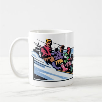 Café Caneca Cerâmica de Inverno - Bolinho de Cacau Quen