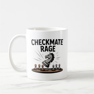 Café Caneca Checkmate Rage – Presente Divertido de Xadr