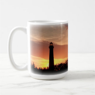 Café Caneca clássica, 15oz. Farol de Cape May, N.J