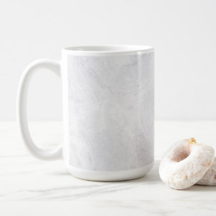 Café Caneca Clássica Chic de 450ml com Padrão de Mármor
