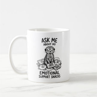 Café Caneca Clássica Citação de Humor do Meerkat Mal-hu