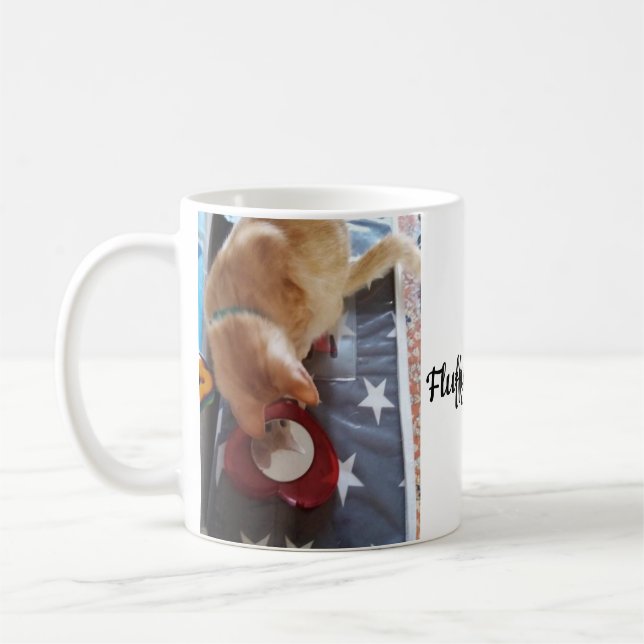 Café Caneca Clássica com Foto de Gato, 325 ml (Esquerda)