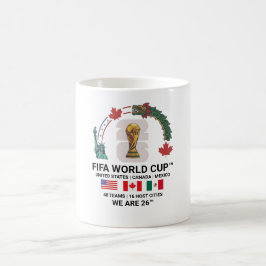 Café Caneca Clássica de 11 oz da Copa do Mundo FIFA 202