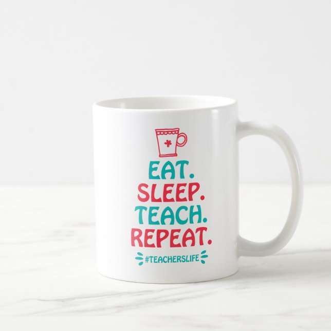 Café Caneca Clássica de 11 oz Vida de Professores (Direita)
