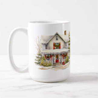 Café Caneca Clássica de 15 oz da Série Natal