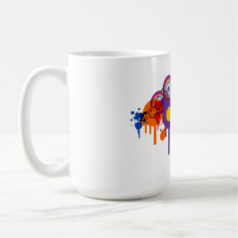 Café Caneca Clássica de 450ml - Abstrato