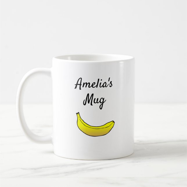 Café Caneca Clássica de Banana (Esquerda)
