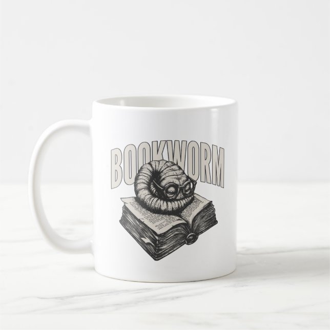 Café Caneca Clássica de Humor de Leitura para Bicho de  (Esquerda)