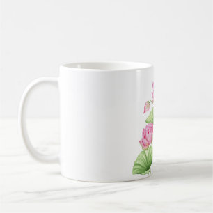 Café Caneca Clássica de Lançamento Estético Lótus Aquar