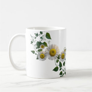 Café Caneca Clássica de Margarida Verde Ivy Botânica Rú