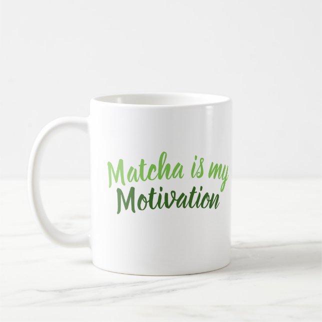 Café Caneca clássica de Matcha (Esquerda)