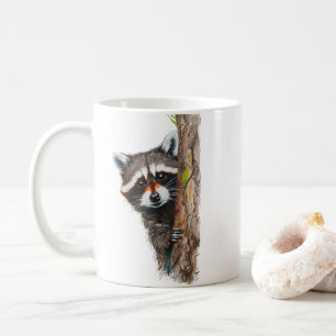 Café Caneca Clássica De Pequim De Árvore Raquicarda Cut